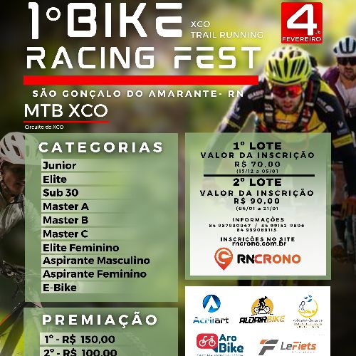evento: 1º BIKE RACING FEST - XCO  
